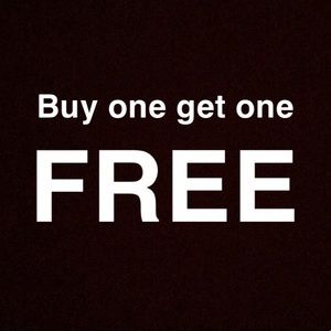 Buy one get on free ENTIRE CLOSET